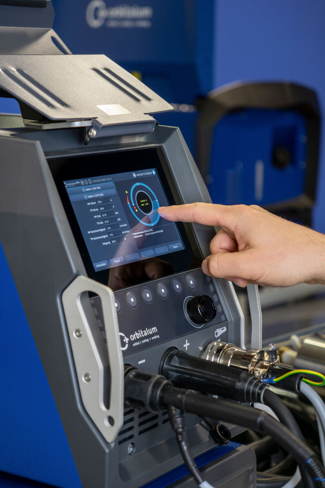 Mobile Welder Touchdisplay