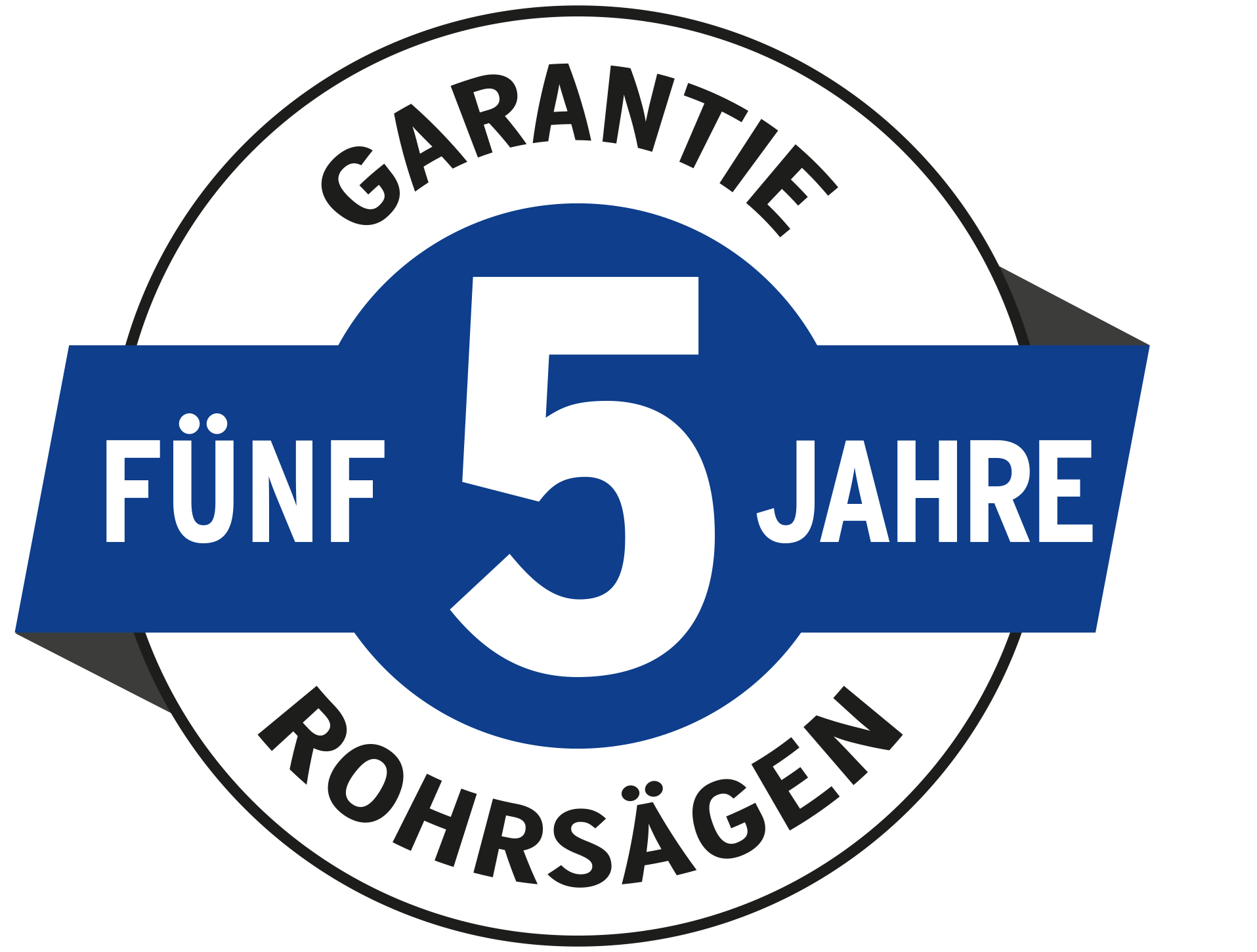 5 Jahre Garantie auf Rohrsägen
