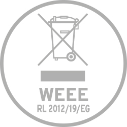 Symbol für die WEEE-Richtlinie